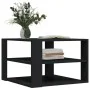 Mesa de centro madera de ingeniería negro 59,5x59,5x40 cm de vidaXL, Mesas de centro - Ref: Foro24-834246, Precio: 38,42 €, D...