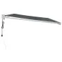 Toldo retráctil aluminio y tela gris antracita 4x3 m de vidaXL, Toldos - Ref: Foro24-3154588, Precio: 950,79 €, Descuento: %