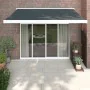 Toldo retráctil aluminio y tela gris antracita 3,5x2,5 m de vidaXL, Toldos - Ref: Foro24-3154587, Precio: 530,63 €, Descuento: %