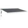 Toldo retráctil aluminio y tela gris antracita 3x2,5 m de vidaXL, Toldos - Ref: Foro24-3154586, Precio: 560,69 €, Descuento: %