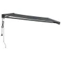 Toldo retráctil aluminio y tela gris antracita 4,5x3 m de vidaXL, Toldos - Ref: Foro24-3154614, Precio: 700,00 €, Descuento: %