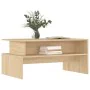 Mesa de centro madera de ingeniería roble Sonoma 90x55x42,5 cm de vidaXL, Mesas de centro - Ref: Foro24-834280, Precio: 52,15...