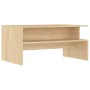 Mesa de centro madera de ingeniería roble Sonoma 90x55x42,5 cm de vidaXL, Mesas de centro - Ref: Foro24-834280, Precio: 52,15...