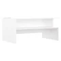Mesa de centro madera de ingeniería blanco brillo 90x55x42,5 cm de vidaXL, Mesas de centro - Ref: Foro24-834282, Precio: 54,6...