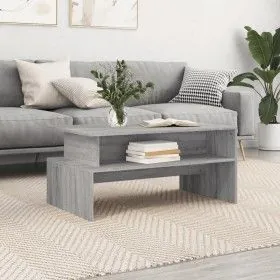 Mesa de centro madera de ingeniería gris Sonoma 90x55x42,5 cm de vidaXL, Mesas de centro - Ref: Foro24-834284, Precio: 50,22 ...