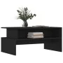Mesa de centro madera de ingeniería negro 90x55x42,5 cm de vidaXL, Mesas de centro - Ref: Foro24-834279, Precio: 50,48 €, Des...