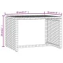 1 sun lounger with gray synthetic rattan table by vidaXL, Loungers - Ref: Foro24-319633, Price: 178,90 €, Discount: %