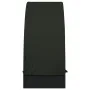 Tumbona con toldo redondo ratán sintético negro 211x57x140 cm de vidaXL, Tumbonas - Ref: Foro24-319644, Precio: 188,65 €, Des...