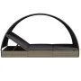Tumbona 2 personas toldo redondo ratán PE gris 211x112x140 cm de vidaXL, Tumbonas - Ref: Foro24-319655, Precio: 300,91 €, Des...