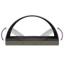 Tumbona 2 personas toldo redondo ratán PE gris 211x112x140 cm de vidaXL, Tumbonas - Ref: Foro24-319655, Precio: 300,91 €, Des...