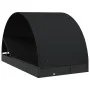 Tumbona 2 personas toldo redondo ratán PE negra 211x112x140 cm de vidaXL, Tumbonas - Ref: Foro24-319656, Precio: 303,23 €, De...