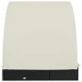 Tumbona 2 personas toldo redondo ratán PE negro 211x112x140 cm de vidaXL, Tumbonas - Ref: Foro24-319654, Precio: 290,42 €, De...