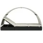 Tumbona 2 personas toldo redondo ratán PE negro 211x112x140 cm de vidaXL, Tumbonas - Ref: Foro24-319654, Precio: 290,42 €, De...