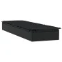Tumbona 1 ud con cojín ratán sintético negro 201x55x62 cm de vidaXL, Tumbonas - Ref: Foro24-319632, Precio: 165,79 €, Descuen...