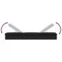 Tumbona 1 ud con cojín ratán sintético negro 201x55x62 cm de vidaXL, Tumbonas - Ref: Foro24-319632, Precio: 165,79 €, Descuen...