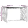 1 Sonnenliege mit schwarzem synthetischem Rattantisch von vidaXL, Liegen - Ref: Foro24-319634, Preis: 181,60 €, Rabatt: %