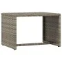 Tumbonas 2 uds con mesita ratán sintético gris de vidaXL, Tumbonas - Ref: Foro24-319635, Precio: 320,26 €, Descuento: %