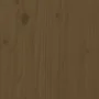 Honey brown solid wood bed frame 100x200 cm by vidaXL, Beds and slatted bases - Ref: Foro24-3105398, Price: 102,33 €, Discoun...