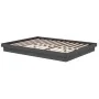 Gray solid wood bed frame King Size 150x200 cm by vidaXL, Beds and slatted bases - Ref: Foro24-819914, Price: 124,41 €, Disco...
