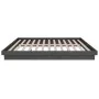 Gray solid wood bed frame King Size 150x200 cm by vidaXL, Beds and slatted bases - Ref: Foro24-819914, Price: 124,41 €, Disco...
