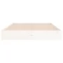 White solid wood bed frame 120x200 cm by vidaXL, Beds and slatted bases - Ref: Foro24-820048, Price: 108,66 €, Discount: %