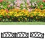 Borduras de jardín 17 unidades PP negro 10 m de vidaXL, Ribetes y bordes para jardín - Ref: Foro24-318297, Precio: 48,97 €, D...