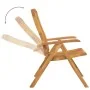 Sillas de jardín reclinables y cojines 8 uds madera maciza teca de vidaXL, Sillas de jardín - Ref: Foro24-3196523, Precio: 1,...