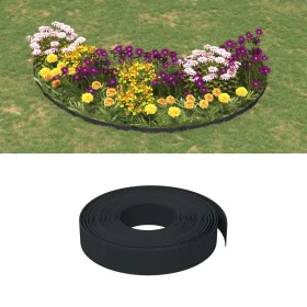 Bordura de jardín polietileno negro 10 m 10 cm de vidaXL, Ribetes y bordes para jardín - Ref: Foro24-154394, Precio: 24,28 €,...