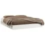 White solid wood bed frame 150x200 cm by vidaXL, Beds and slatted bases - Ref: Foro24-820672, Price: 111,49 €, Discount: %