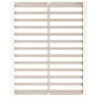 White solid wood bed frame 150x200 cm by vidaXL, Beds and slatted bases - Ref: Foro24-820672, Price: 111,49 €, Discount: %