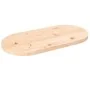 Tablero de mesa ovalado madera maciza de pino 60x30x2,5 cm de vidaXL, Tableros para mesas - Ref: Foro24-824340, Precio: 23,80...
