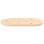 Tablero de mesa ovalado madera maciza de pino 60x30x2,5 cm de vidaXL, Tableros para mesas - Ref: Foro24-824340, Precio: 23,80...