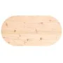 Tablero de mesa ovalado madera maciza de pino 60x30x2,5 cm de vidaXL, Tableros para mesas - Ref: Foro24-824340, Precio: 23,80...