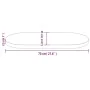 Oval table top solid white pine wood 70x35x2.5 cm by vidaXL, Table tops - Ref: Foro24-824346, Price: 32,75 €, Discount: %