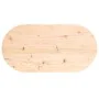 Tablero de mesa ovalado madera maciza de pino 70x35x2,5 cm de vidaXL, Tableros para mesas - Ref: Foro24-824345, Precio: 29,48...