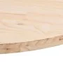 Tablero de mesa ovalado madera maciza de pino 70x35x2,5 cm de vidaXL, Tableros para mesas - Ref: Foro24-824345, Precio: 29,48...