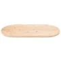 Tablero de mesa ovalado madera maciza de pino 110x55x2,5 cm de vidaXL, Tableros para mesas - Ref: Foro24-824365, Precio: 67,4...