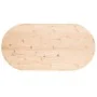 Tablero de mesa ovalado madera maciza de pino 110x55x2,5 cm de vidaXL, Tableros para mesas - Ref: Foro24-824365, Precio: 67,4...