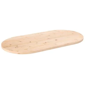 Oval table top solid pine wood 100x50x2.5 cm by vidaXL, Table tops - Ref: Foro24-824360, Price: 55,14 €, Discount: %