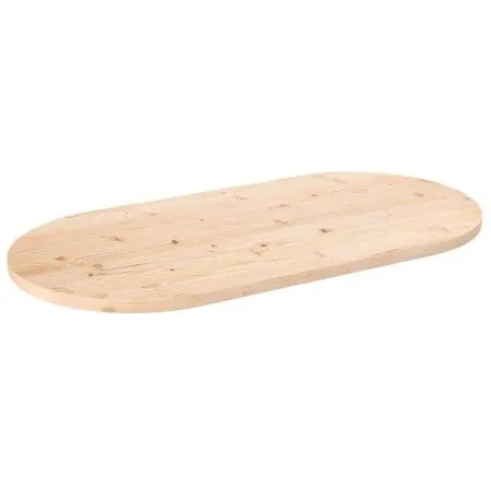 Oval table top solid pine wood 100x50x2.5 cm by vidaXL, Table tops - Ref: Foro24-824360, Price: 55,14 €, Discount: %
