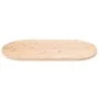 Oval table top solid pine wood 100x50x2.5 cm by vidaXL, Table tops - Ref: Foro24-824360, Price: 55,14 €, Discount: %