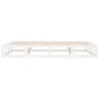 White solid wood bed frame 140x190 cm by vidaXL, Beds and slatted bases - Ref: Foro24-820842, Price: 111,25 €, Discount: %