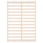 White solid wood bed frame 140x190 cm by vidaXL, Beds and slatted bases - Ref: Foro24-820842, Price: 111,25 €, Discount: %