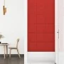 Paneles pared 12 uds cuero sintético rojo tinto 30x30 cm 1,08m² de vidaXL, Recubrimiento de paredes - Ref: Foro24-343979, Pre...