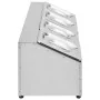 Soporte bandeja Gastronorm con 4 bandejas 1/6 acero inoxidable de vidaXL, Contenedores para utensilios de cocina - Ref: Foro2...