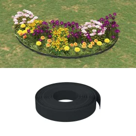 Garden edging 4 units black polyethylene 10 m 10 cm by vidaXL, Garden edging and edging - Ref: Foro24-3155434, Price: 73,94 €...
