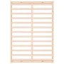 Estructura de cama doble de madera maciza 140x190 cm de vidaXL, Camas y somieres - Ref: Foro24-820841, Precio: 91,68 €, Descu...