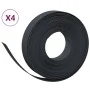 Garden edging 4 units black polyethylene 10 m 10 cm by vidaXL, Garden edging and edging - Ref: Foro24-3155434, Price: 73,94 €...
