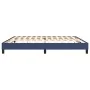 Estructura de cama de tela gris taupe azul 200x200 cm de vidaXL, Camas y somieres - Ref: Foro24-3120546, Precio: 104,08 €, De...