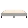 Estructura de cama de tela gris claro 140x190 cm de vidaXL, Camas y somieres - Ref: Foro24-3120508, Precio: 99,89 €, Descuent...